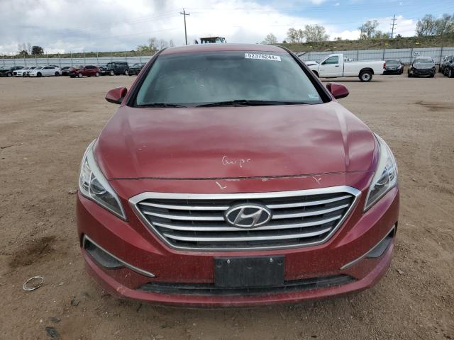 5NPE24AF3GH297126 - 2016 HYUNDAI SONATA SE RED photo 5