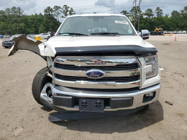 1FTEW1CG5FKD86687 - 2015 FORD F150 SUPERCREW WHITE photo 5