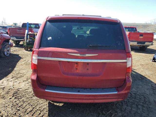 2C4RC1CG6DR708567 - 2013 CHRYSLER TOWN & COU TOURING L RED photo 6