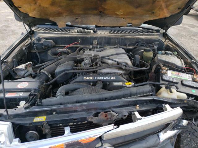 4TASN92N2YZ620276 - 2000 TOYOTA TACOMA XTRACAB PRERUNNER შავი ფოტო 11
