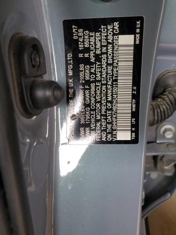 SHHFK7H92HU415011 - 2017 HONDA CIVIC SPORT TOURING GRAY photo 12