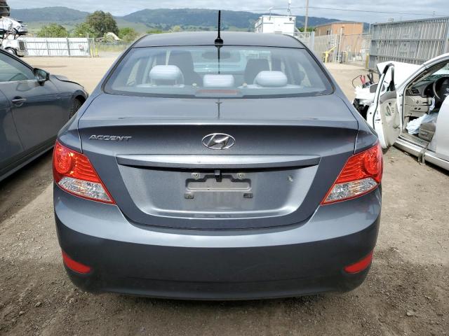 KMHCT4AE0DU315591 - 2013 HYUNDAI ACCENT GLS CHARCOAL photo 6