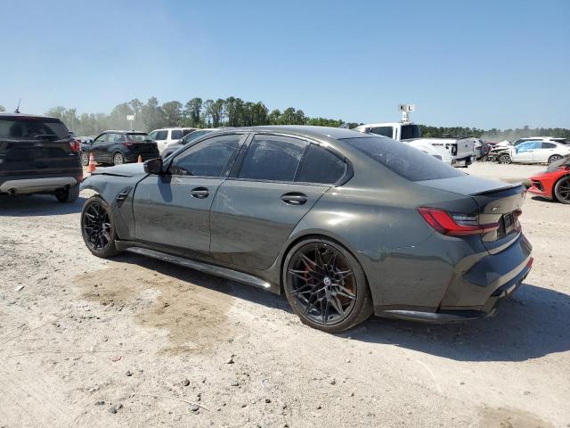WBS43AY02RFS26756 - 2024 BMW M3 COMPETITION GRAY photo 2