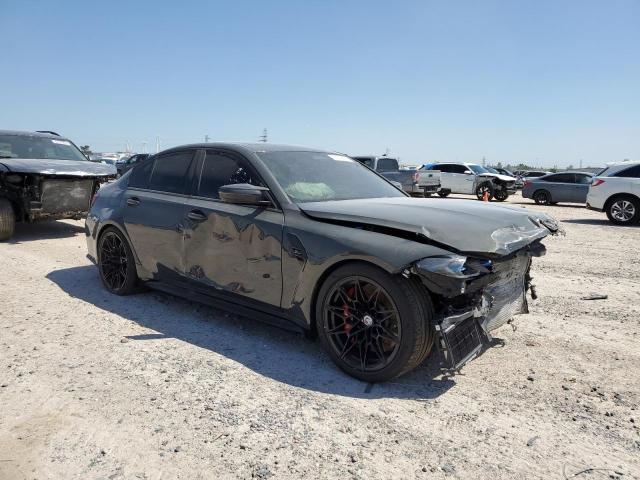 WBS43AY02RFS26756 - 2024 BMW M3 COMPETITION GRAY photo 4