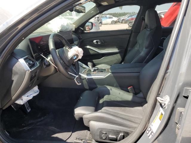 WBS43AY02RFS26756 - 2024 BMW M3 COMPETITION GRAY photo 7