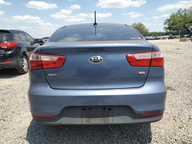 KNADM4A32G6665315 - 2016 KIA RIO LX BLUE photo 6