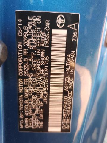 JTKJF5C76F3091705 - 2015 TOYOTA SCION TC 蓝色 照片 12