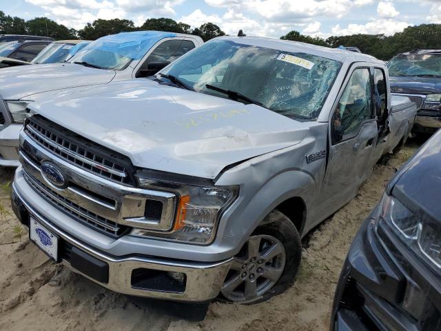 1FTEX1C55KKE57764 - 2019 FORD F150 SUPER CAB SILVER photo 1