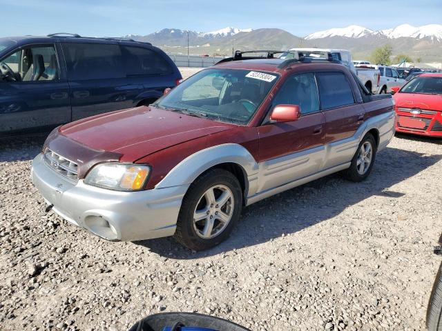 4S4BT61C137105553 - 2003 SUBARU BAJA RED photo 1