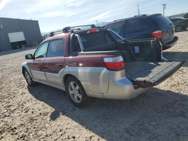 4S4BT61C137105553 - 2003 SUBARU BAJA RED photo 2