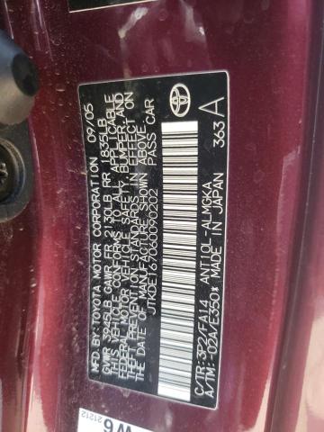 JTKDE167060090202 - 2006 TOYOTA SCION TC PURPLE photo 12