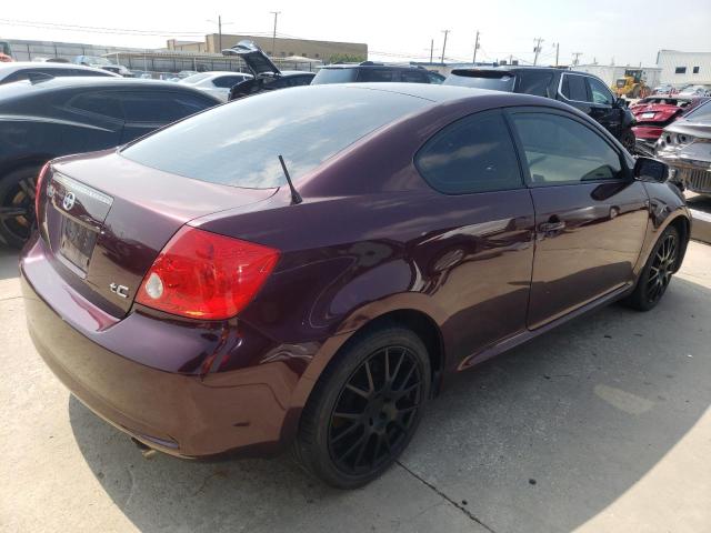 JTKDE167060090202 - 2006 TOYOTA SCION TC PURPLE photo 3