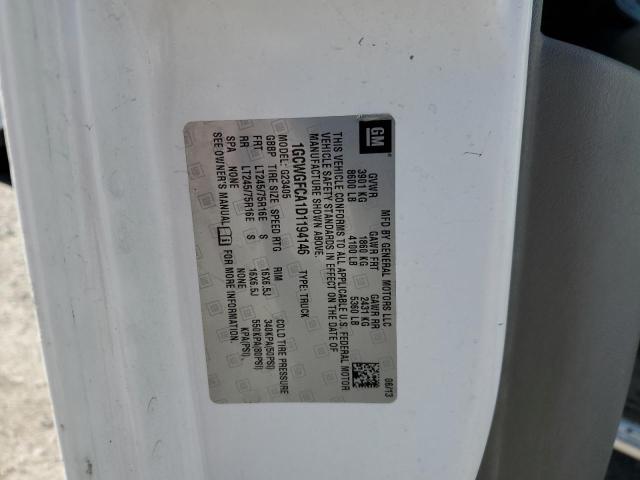 1GCWGFCA1D1194146 - 2013 CHEVROLET EXPRESS G2 白色 照片 13