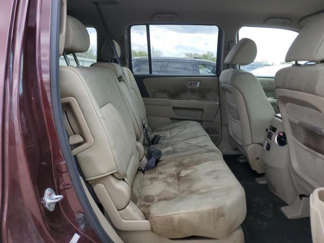 5FNYF38229B006101 - 2009 HONDA PILOT LX MAROON photo 11