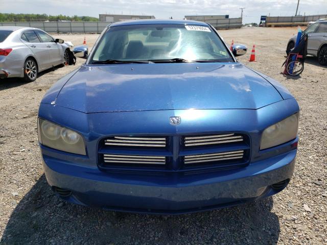 2B3KA43D29H596802 - 2009 DODGE CHARGER BLUE photo 5