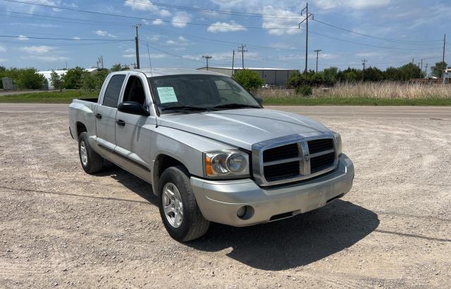 1D7HE48K47S117392 - 2007 DODGE DAKOTA QUAD SLT SILVER photo 1