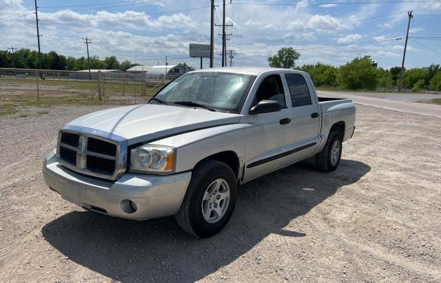 1D7HE48K47S117392 - 2007 DODGE DAKOTA QUAD SLT SILVER photo 2