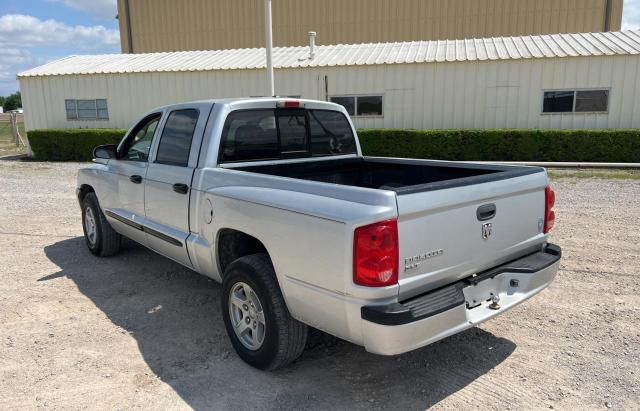 1D7HE48K47S117392 - 2007 DODGE DAKOTA QUAD SLT SILVER photo 3