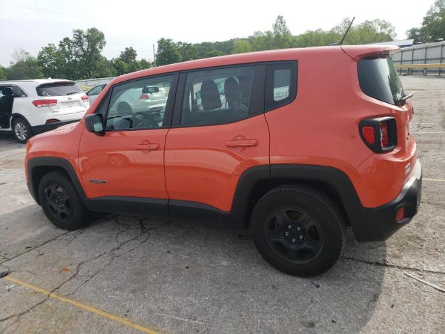 ZACCJAAT1GPC74711 - 2016 JEEP RENEGADE SPORT ORANGE photo 2