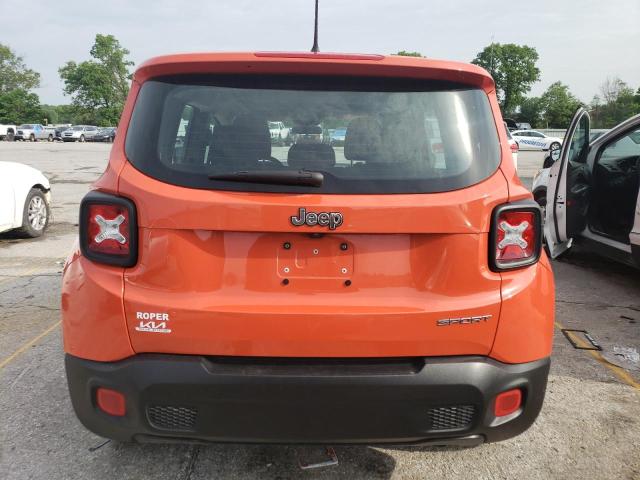 ZACCJAAT1GPC74711 - 2016 JEEP RENEGADE SPORT ORANGE photo 6