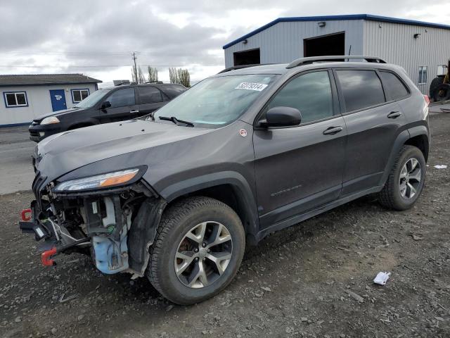 1C4PJMBX0JD600413 - 2018 JEEP CHEROKEE TRAILHAWK GRAY photo 1