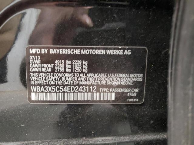 WBA3X5C54ED243112 - 2014 BMW 328 XIGT BLACK photo 13