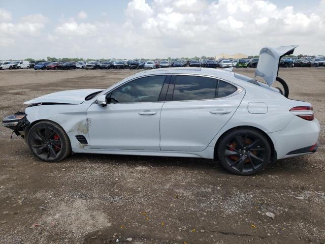 KMTG54TE4NU088583 - 2022 GENESIS G70 BASE GRAY photo 2