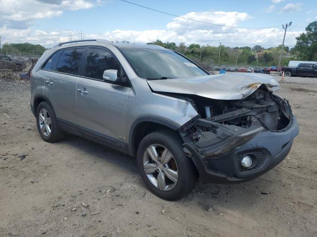 5XYKUDA61DG414802 - 2013 KIA SORENTO EX GRAY photo 4