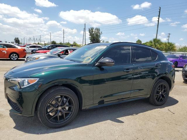 ZASPAJAN0M7D12691 - 2021 ALFA ROMEO STELVIO SPORT أخضر صورة 1