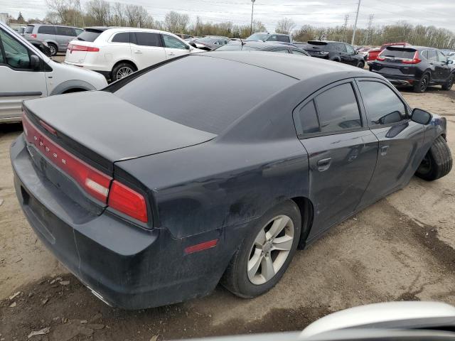 2C3CDXBG9EH170949 - 2014 DODGE CHARGER SE BLACK photo 3