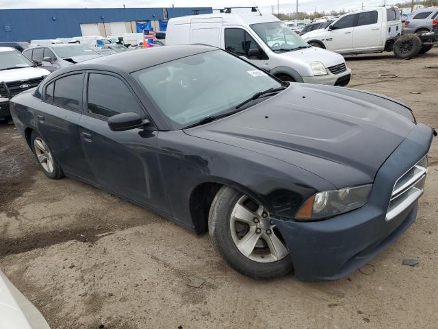 2C3CDXBG9EH170949 - 2014 DODGE CHARGER SE BLACK photo 4