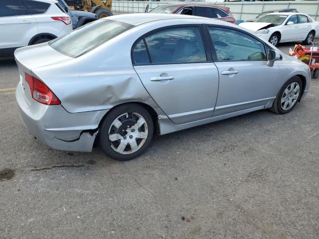 2HGFA16548H326649 - 2008 HONDA CIVIC LX SILVER photo 3