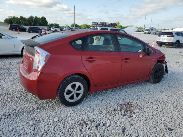 JTDKN3DU2D5573502 - 2013 TOYOTA PRIUS 红色 照片 3