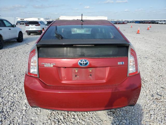 JTDKN3DU2D5573502 - 2013 TOYOTA PRIUS 红色 照片 6