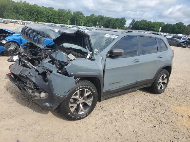1C4PJMBS6FW633870 - 2015 JEEP CHEROKEE TRAILHAWK 灰色 照片 1