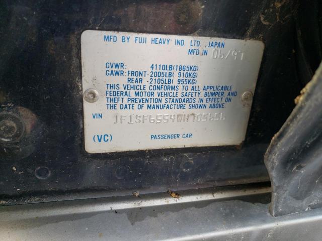 JF1SF6554WH705656 - 1998 SUBARU FORESTER S TWO TONE photo 12