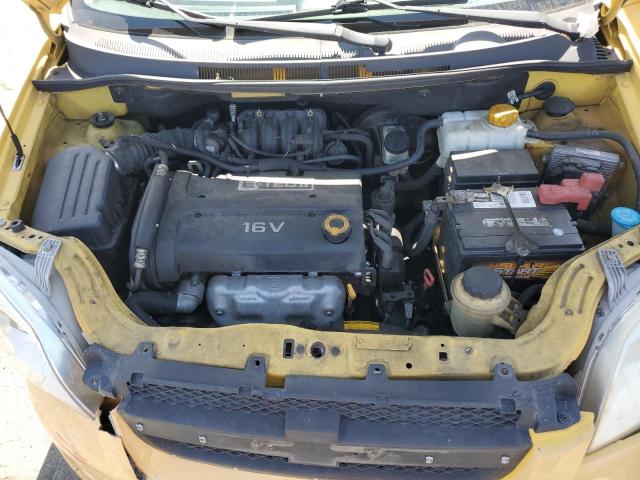 KL1TD56647B073694 - 2007 CHEVROLET AVEO BASE 黄色 照片 11