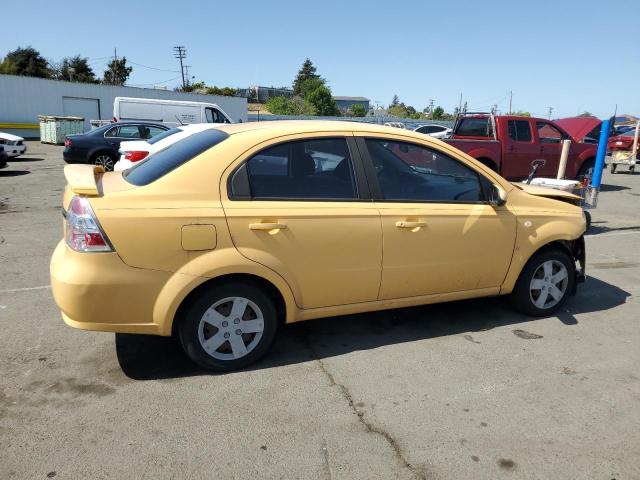 KL1TD56647B073694 - 2007 CHEVROLET AVEO BASE 黄色 照片 3