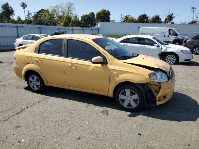 KL1TD56647B073694 - 2007 CHEVROLET AVEO BASE 黄色 照片 4