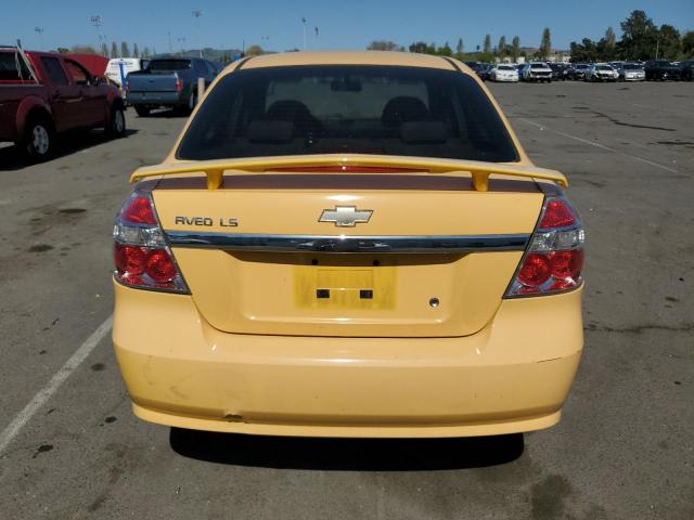 KL1TD56647B073694 - 2007 CHEVROLET AVEO BASE 黄色 照片 6