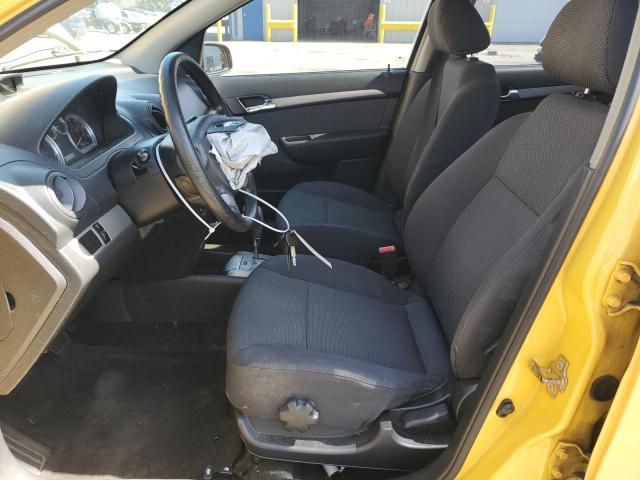 KL1TD56647B073694 - 2007 CHEVROLET AVEO BASE 黄色 照片 7