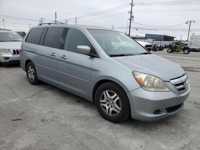 5FNRL38626B095132 - 2006 HONDA ODYSSEY EXL BLUE photo 4