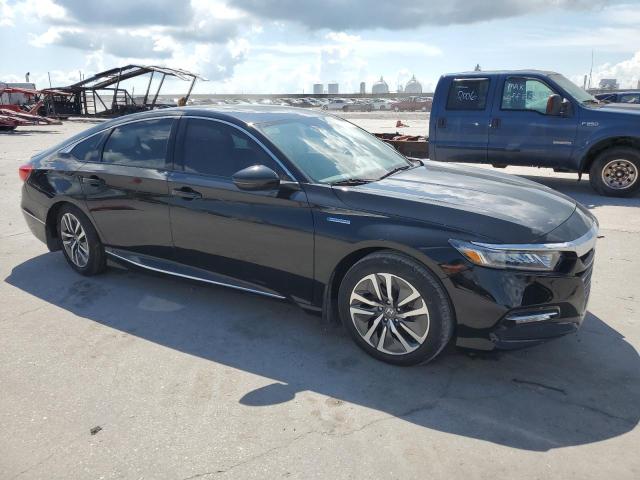 1HGCV3F63JA005847 - 2018 HONDA ACCORD HYBRID EXL BLACK photo 4