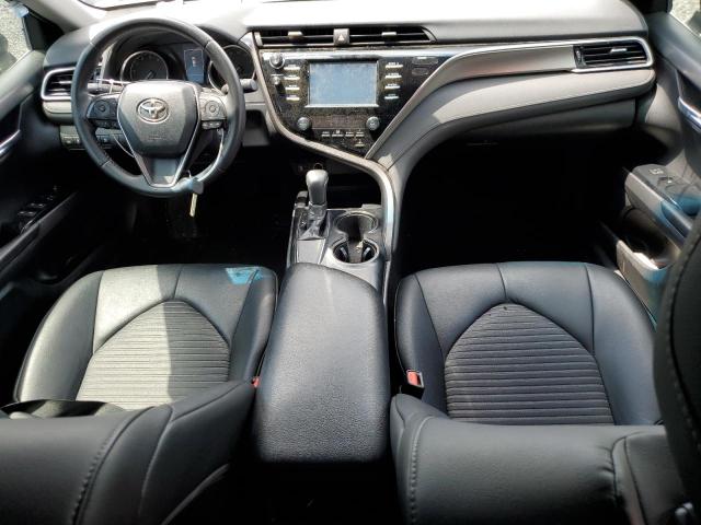 4T1B11HK3JU591142 - 2018 TOYOTA CAMRY L BLUE photo 8