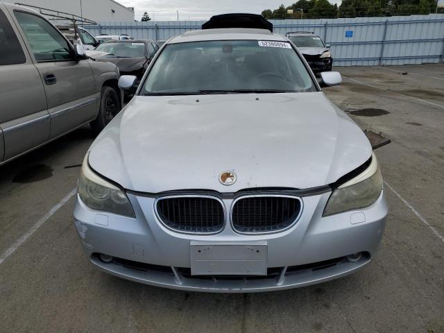 WBANA73574B059444 - 2004 BMW 530 I SILVER photo 5