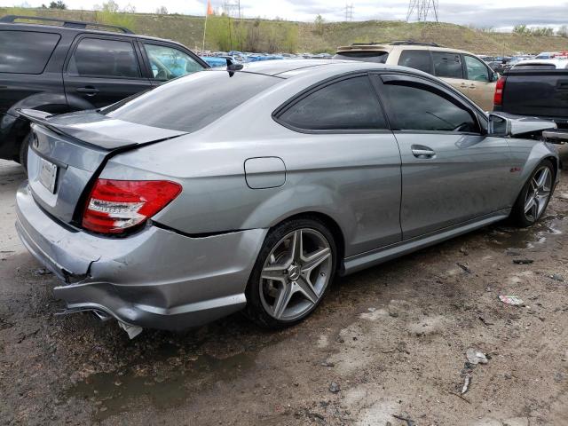 WDDGJ7HB2CF831033 - 2012 MERCEDES-BENZ C 63 AMG GRAY photo 3