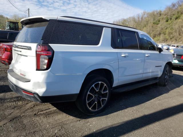 1GNSKEKT0MR328597 - 2021 CHEVROLET SUBURBAN K1500 RST WHITE photo 3