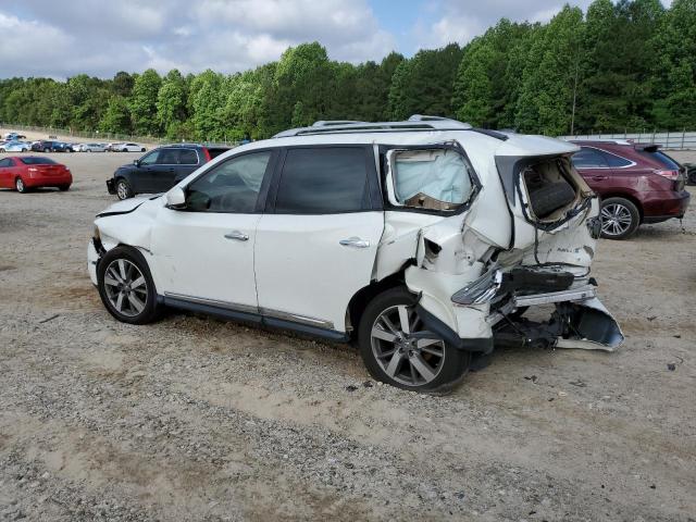 5N1AR2MN0DC616518 - 2013 NISSAN PATHFINDER S WHITE photo 2