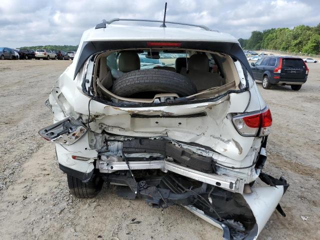 5N1AR2MN0DC616518 - 2013 NISSAN PATHFINDER S WHITE photo 6
