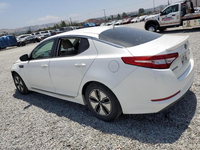 KNAGM4AD4C5024432 - 2012 KIA OPTIMA HYBRID WHITE photo 2